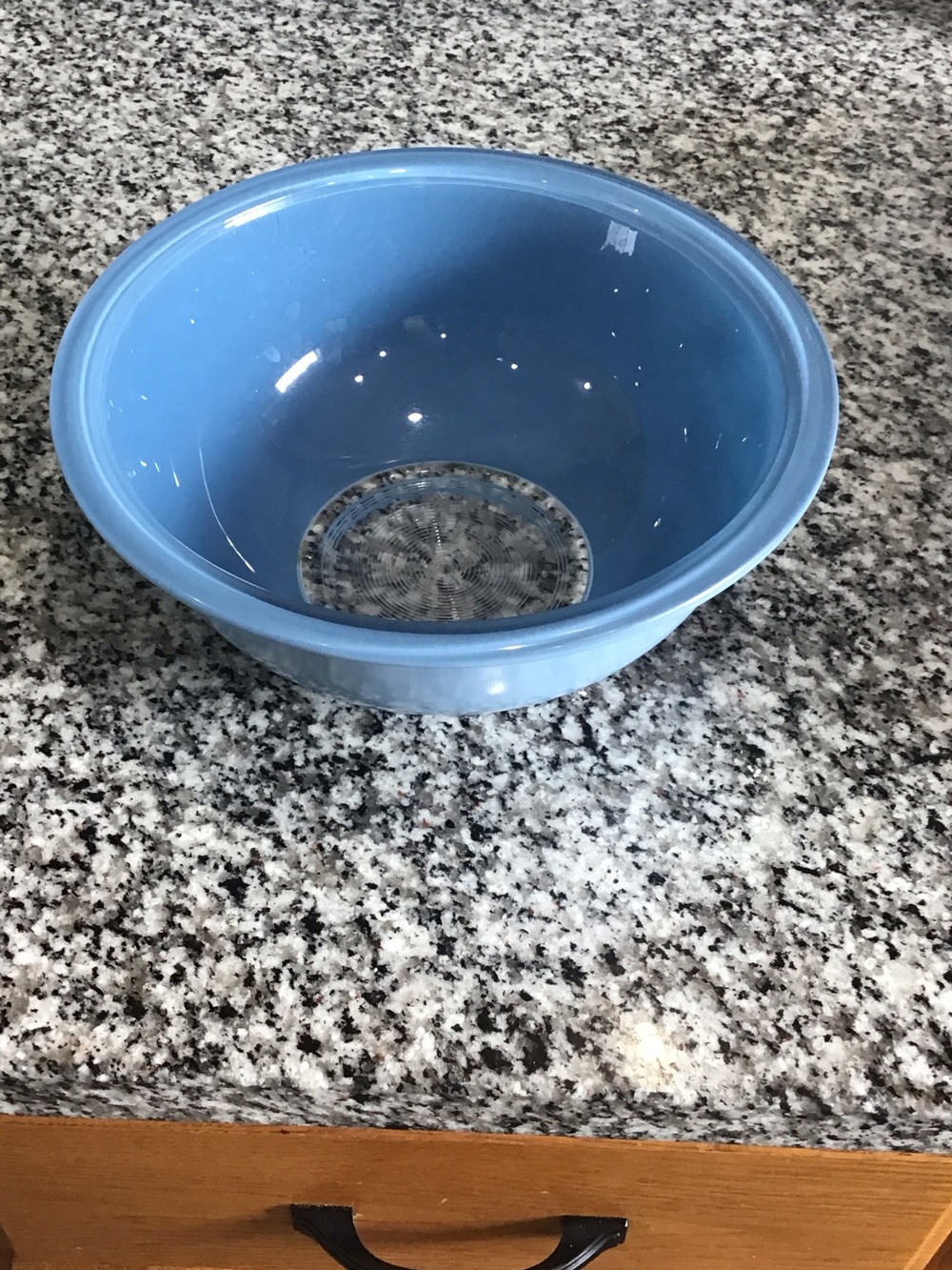Pyrex Blue Glass Mixing Bowl